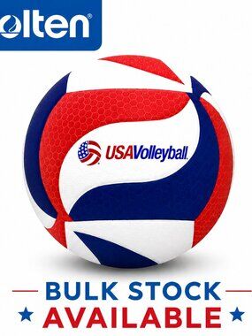 Molten FLISTATEC Volleyball Official USAV NCAA Approved Red White Blue Size 5